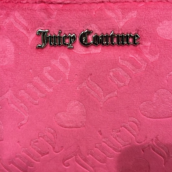 NWT Juicy Couture Pink Logo Travel Cosmetic Bag/Pouch - Picture 3 of 10